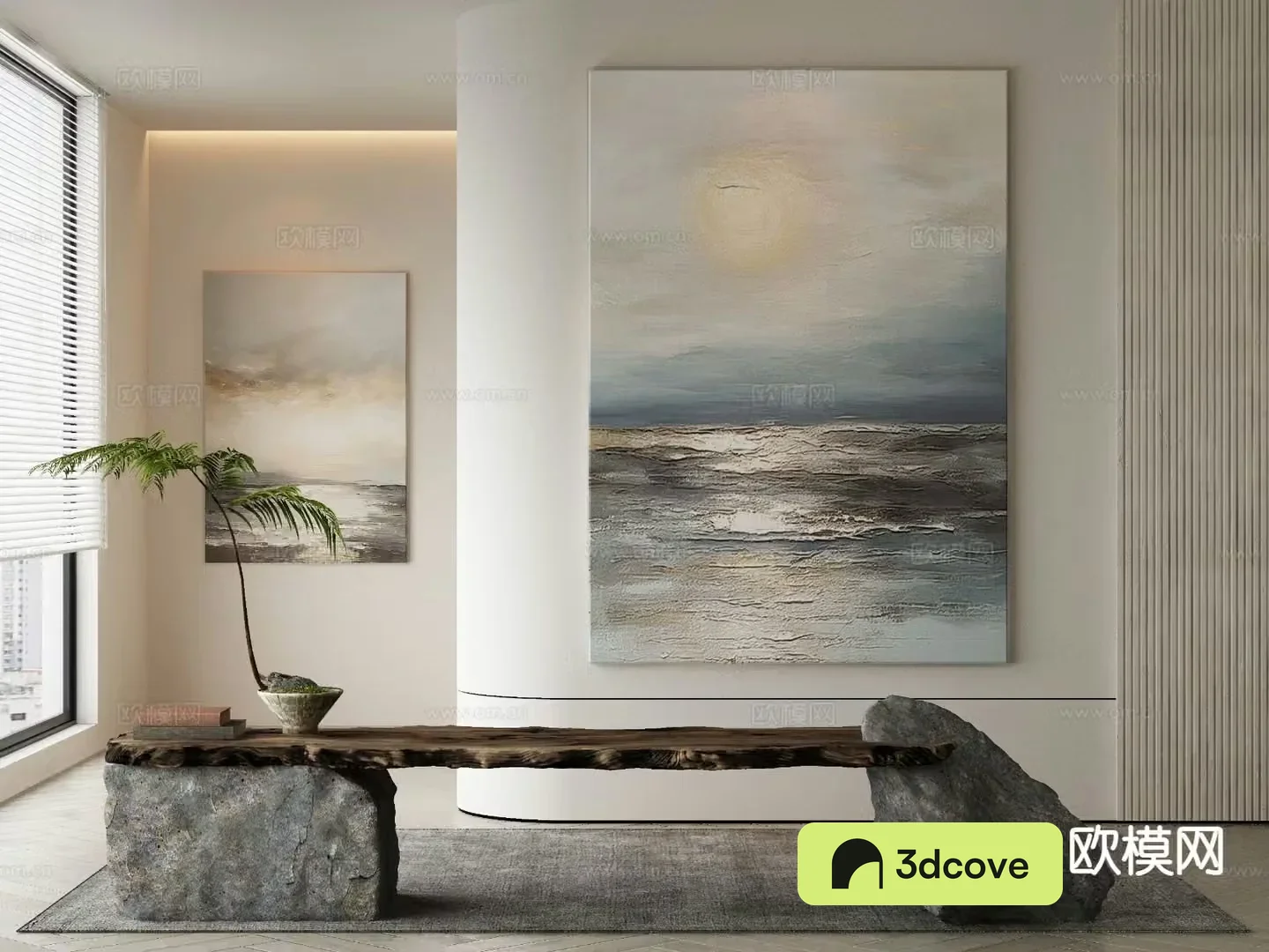 Modern oil painting decorative painting