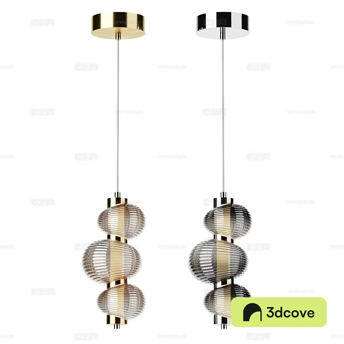 Modern minimalist chandelier glass chandelier restaurant chandelier