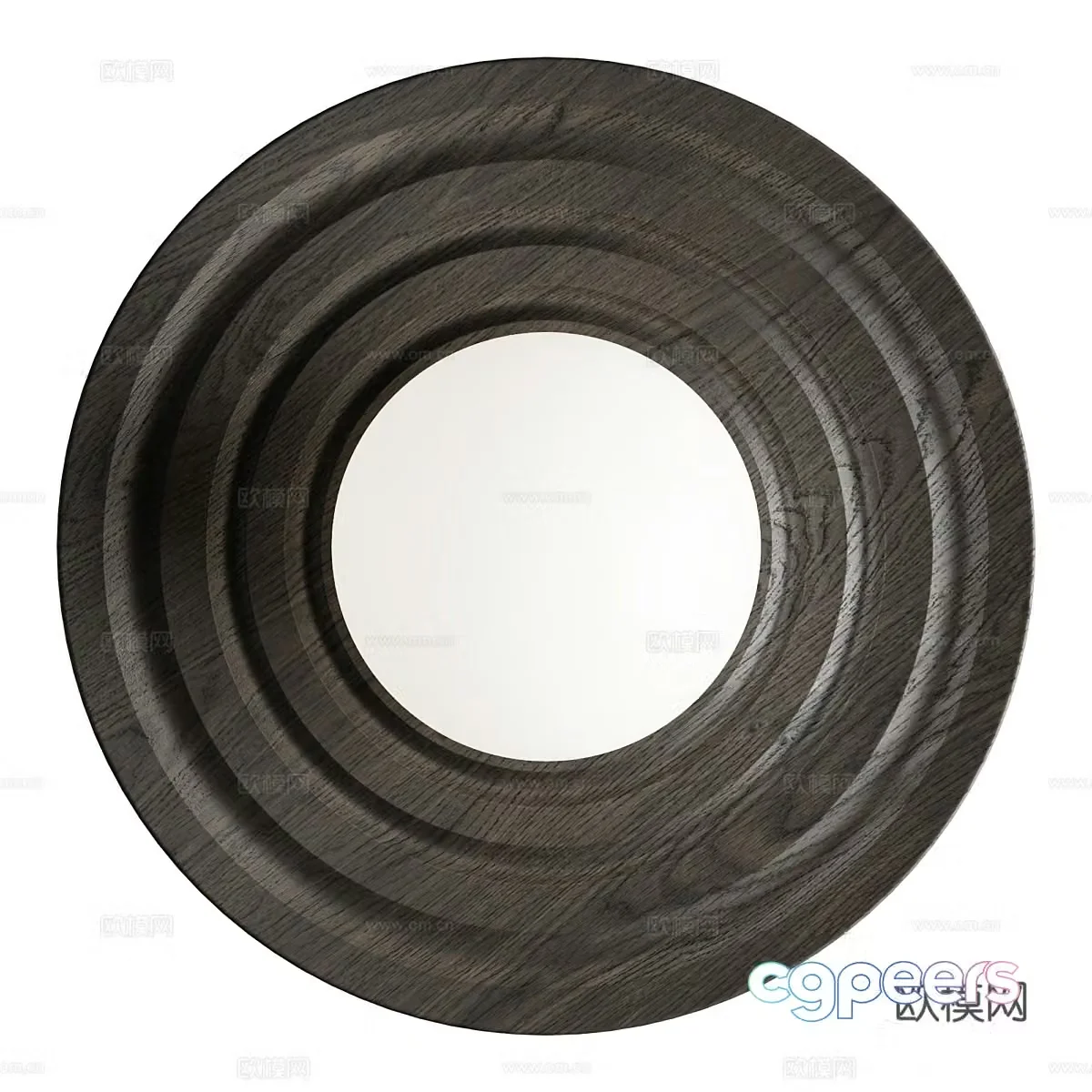 New Chinese Wavia Disc Wall Light 3D Model