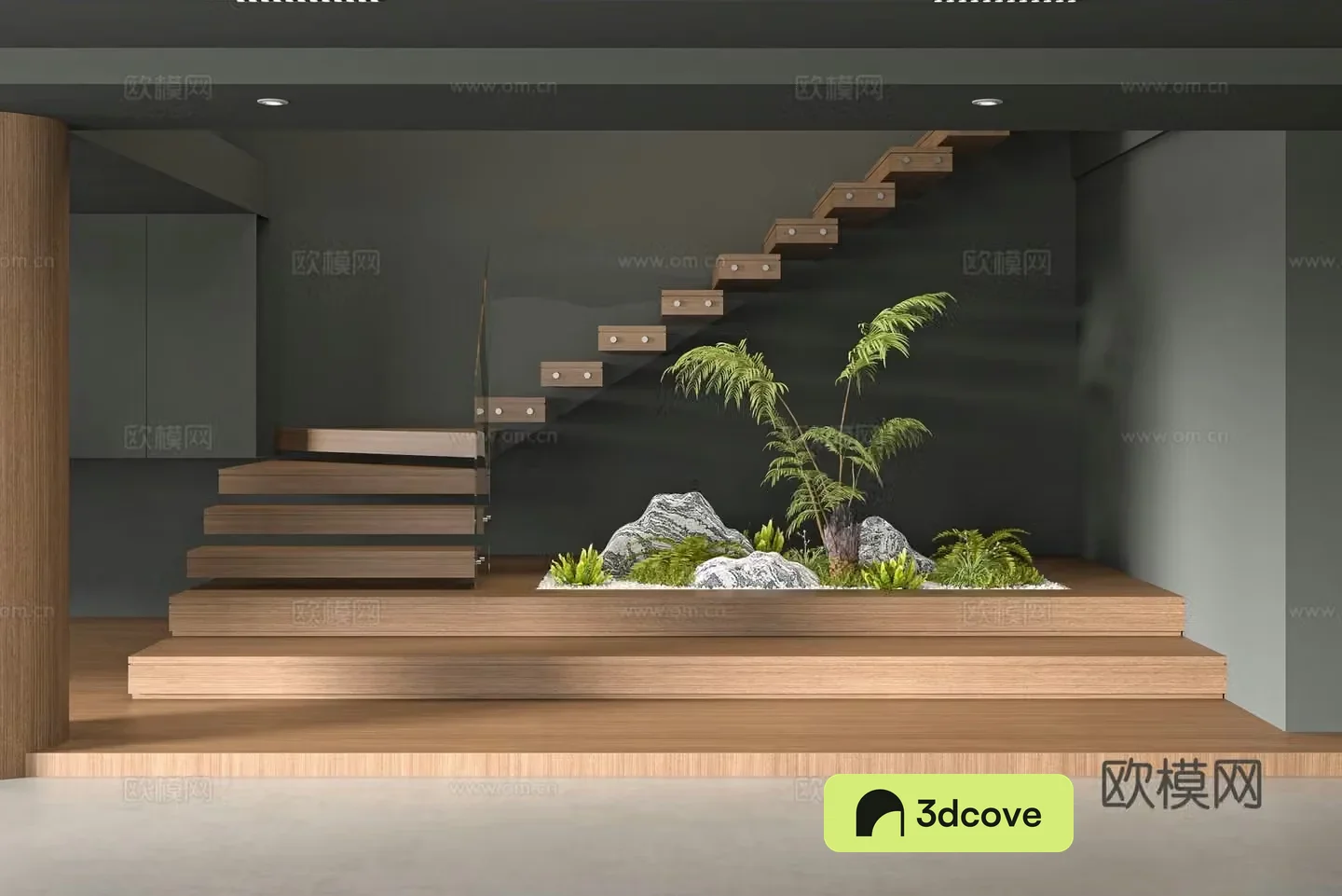 Modern stairwell