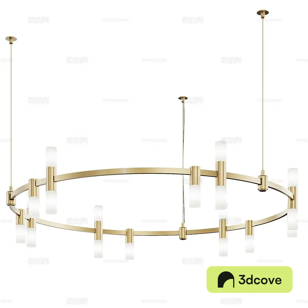 Modern light luxury round decorative chandeliers