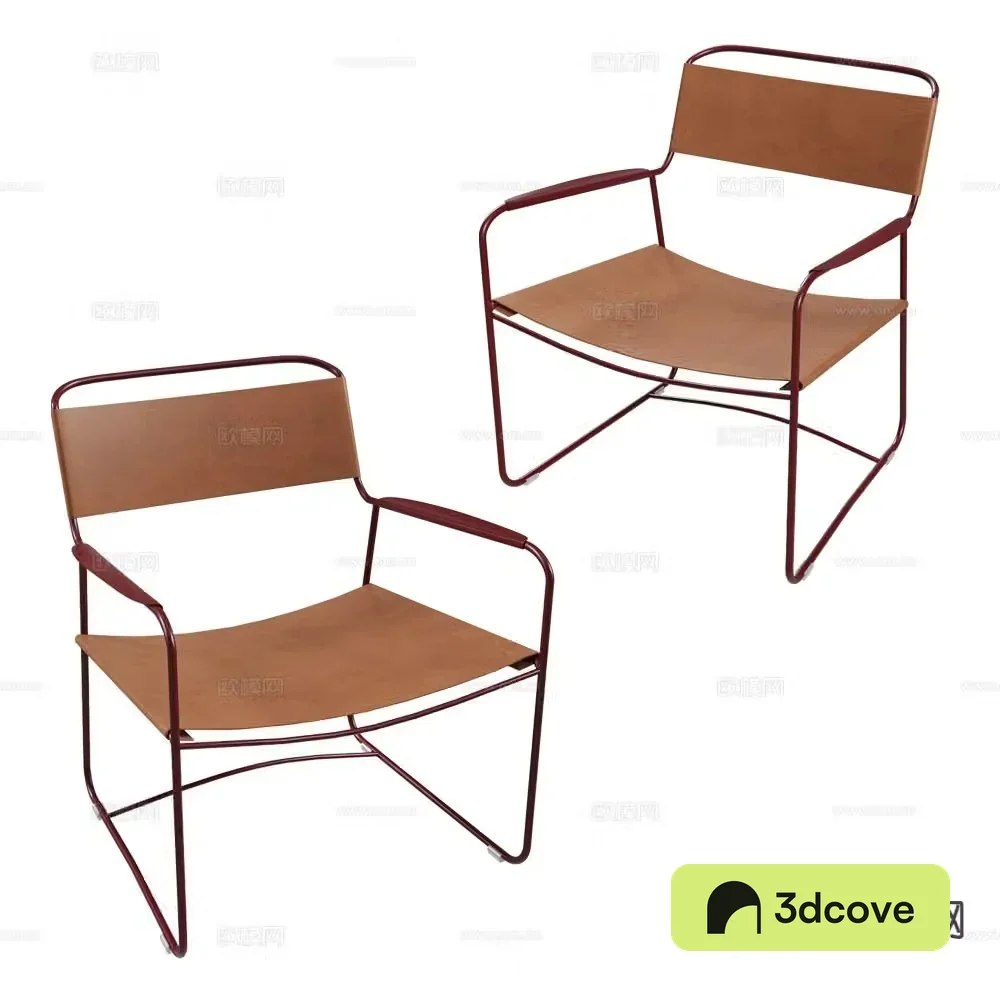 Fermob leisure chair leather chair