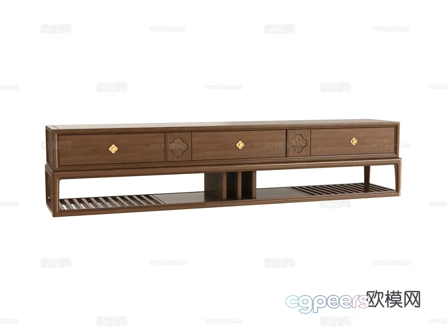 New Chinese style TV cabinet 3d model