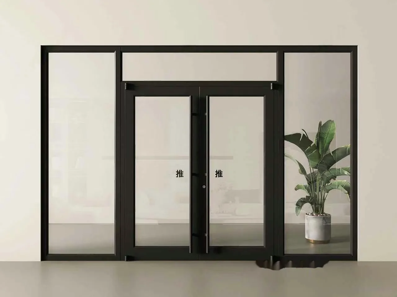 Glass Door 3D Model – 8268 – VRAY Render