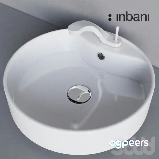 3ds Max Free – Ametis faucet and sink Inbani