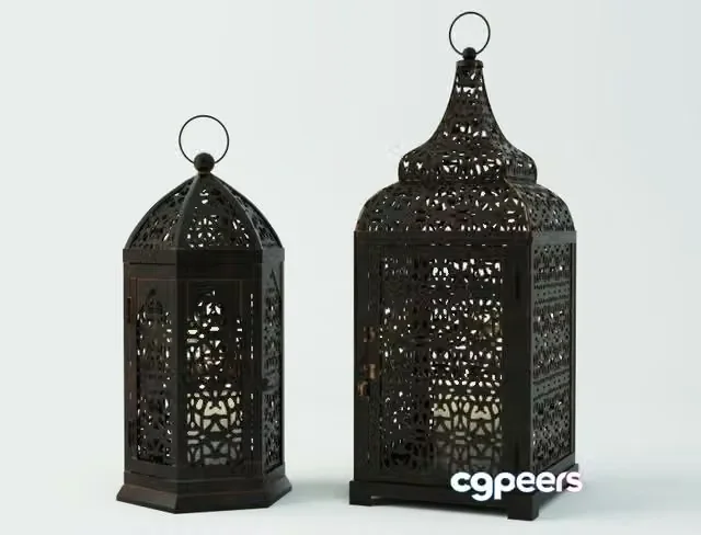 3ds Max Free – Moroccan Lanterns
