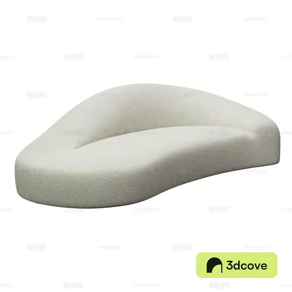 The Main Subject Is A White Curved Object