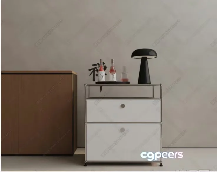 Modern Minimalist Decor 3D Model – 20572 – VRAY Render