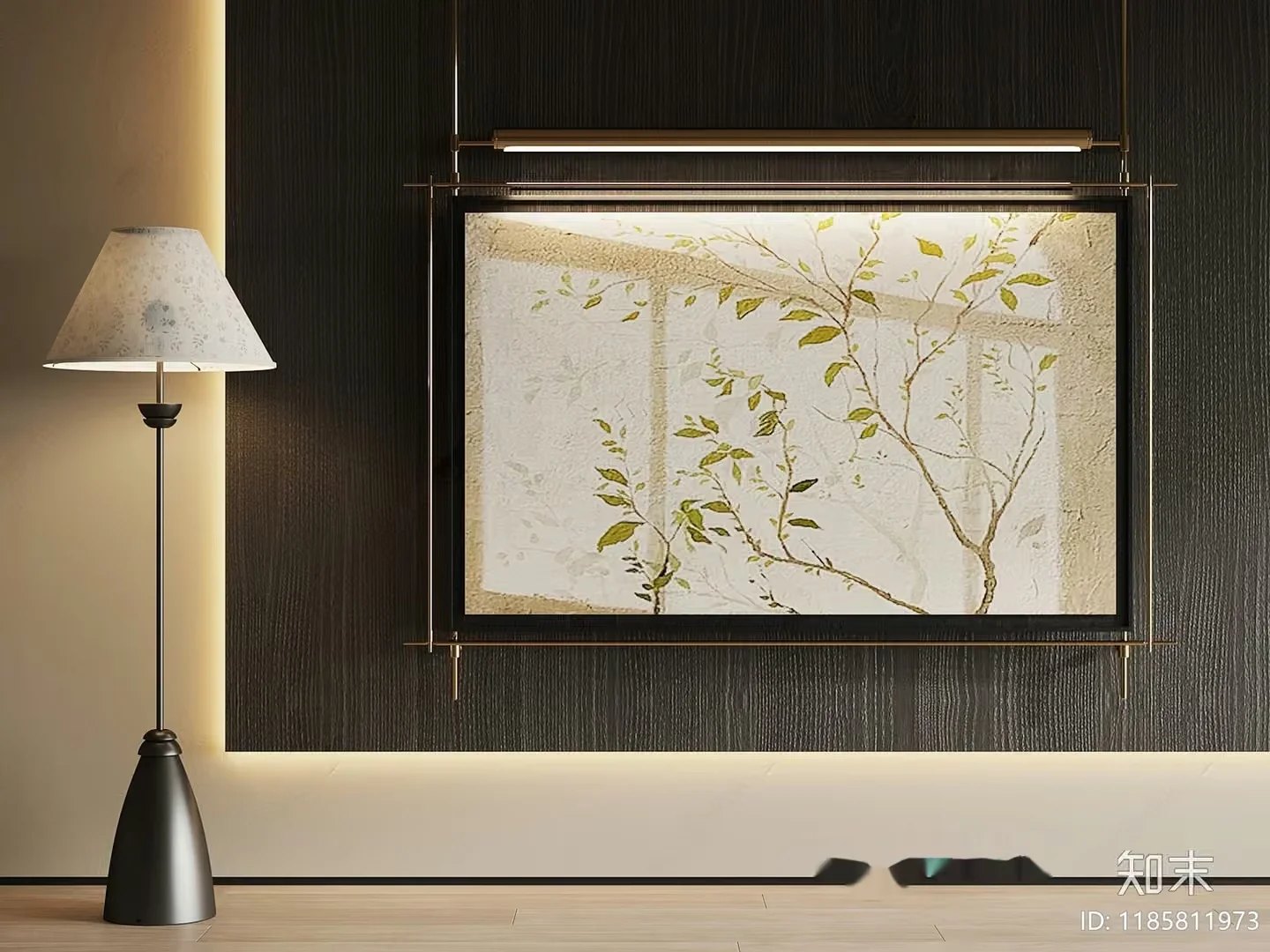 Modern Wall Art 3D Model – 13377 – VRAY Render