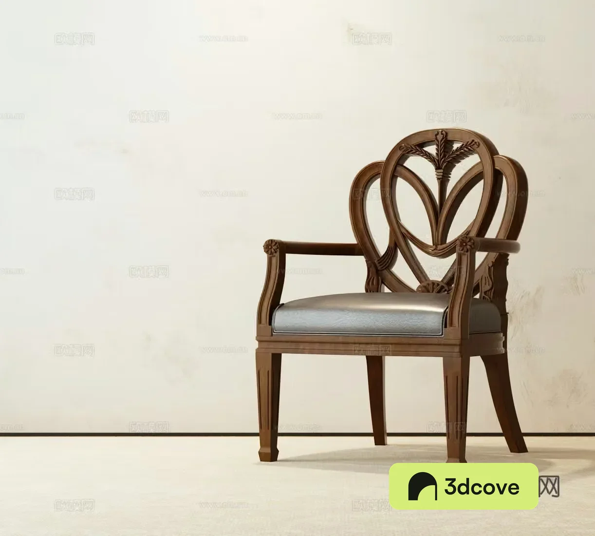 American dining chair American single chair American solid wood dining table and chair