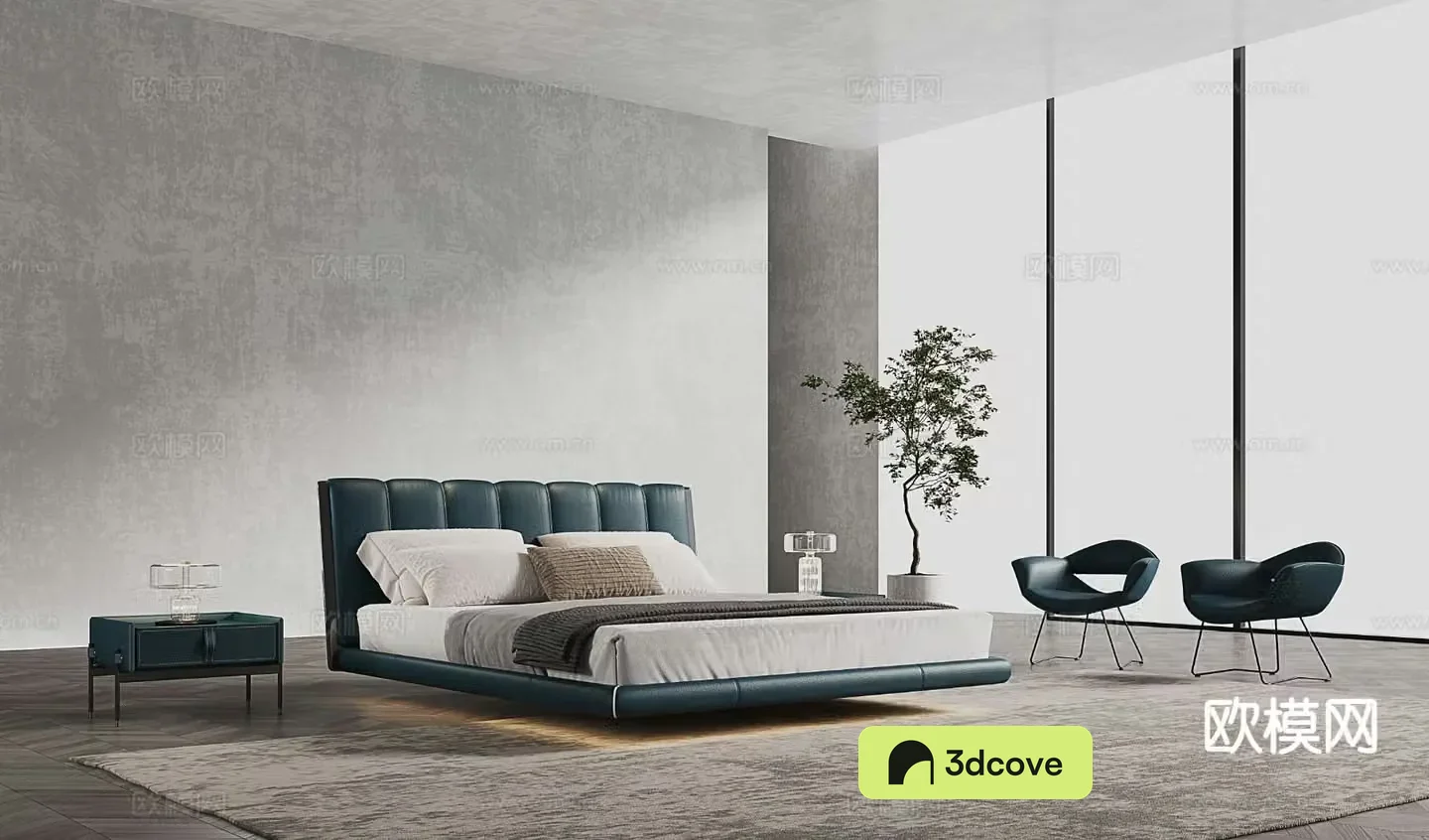 Italian double bed