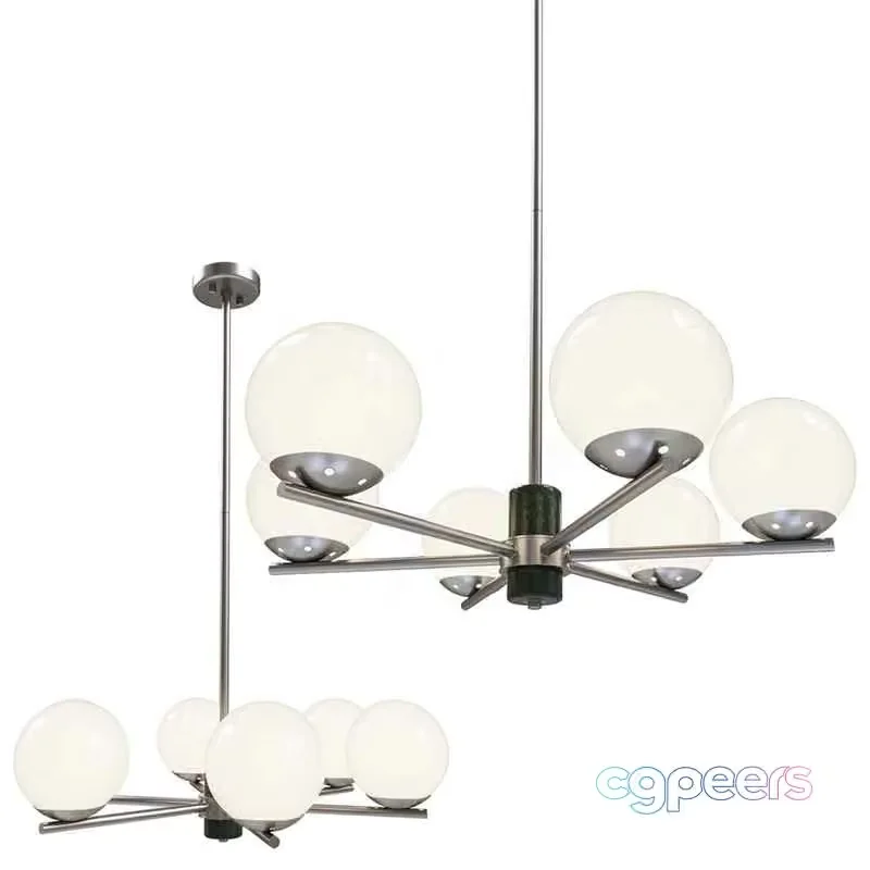 Gold Light Fixture 3D Model – 386 – VRAY Render