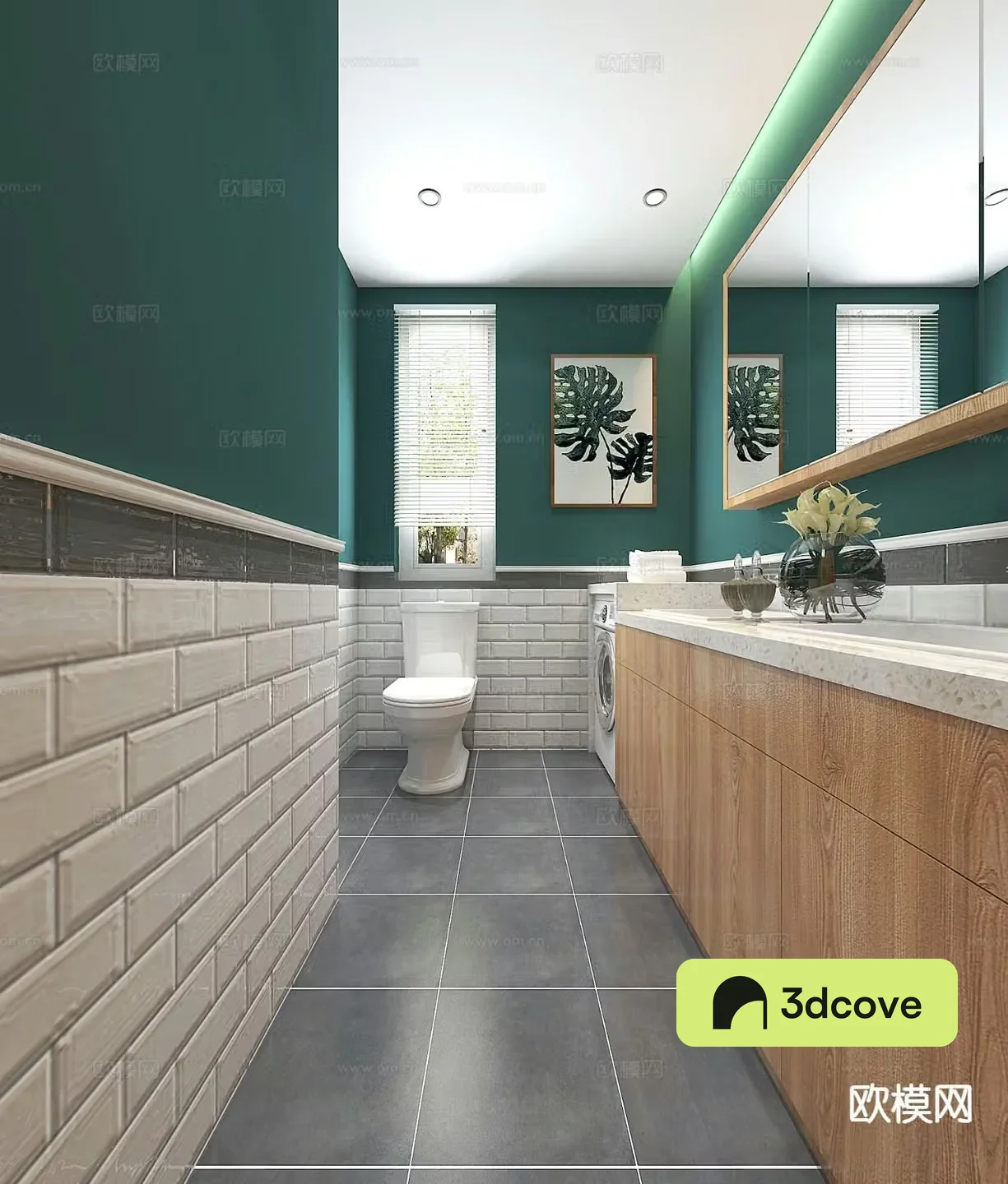 Nordic bathroom toilet