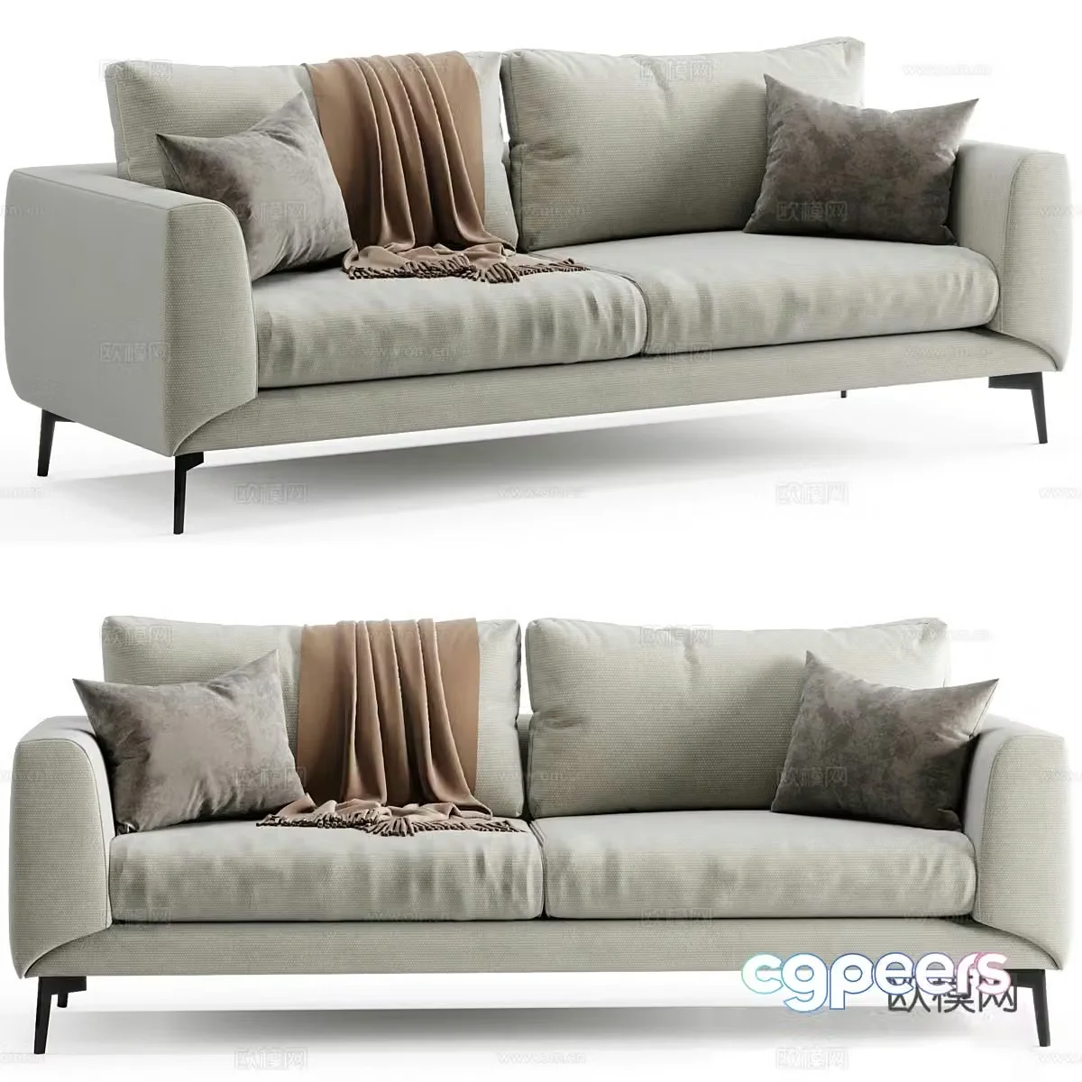 Multiplayer sofa 3d model