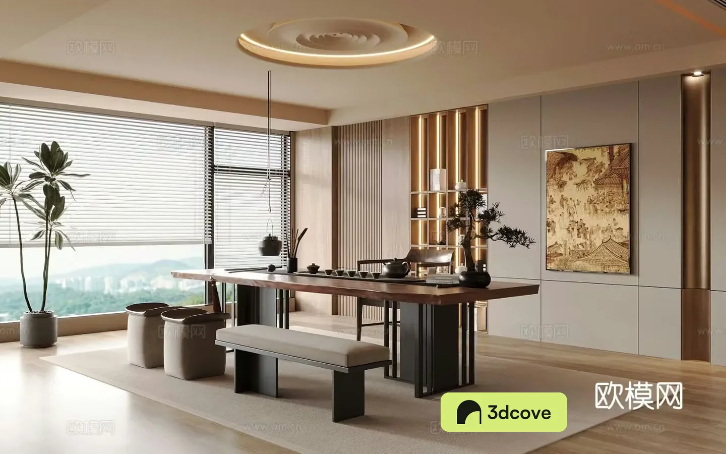 New Chinese tea room