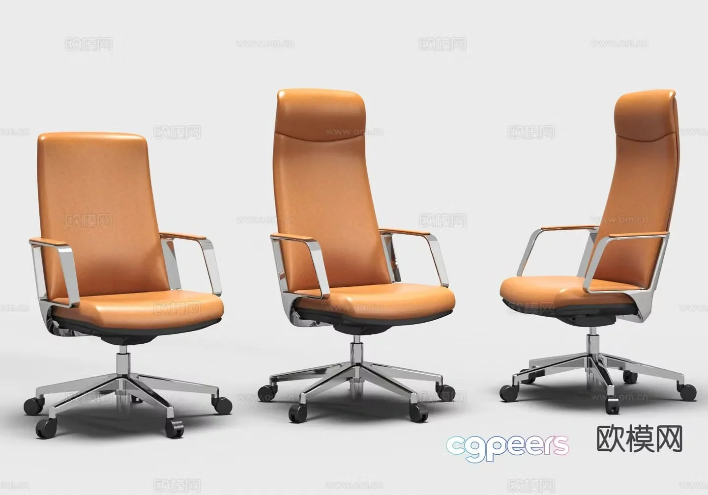 Modern office chair boss chair 3d model