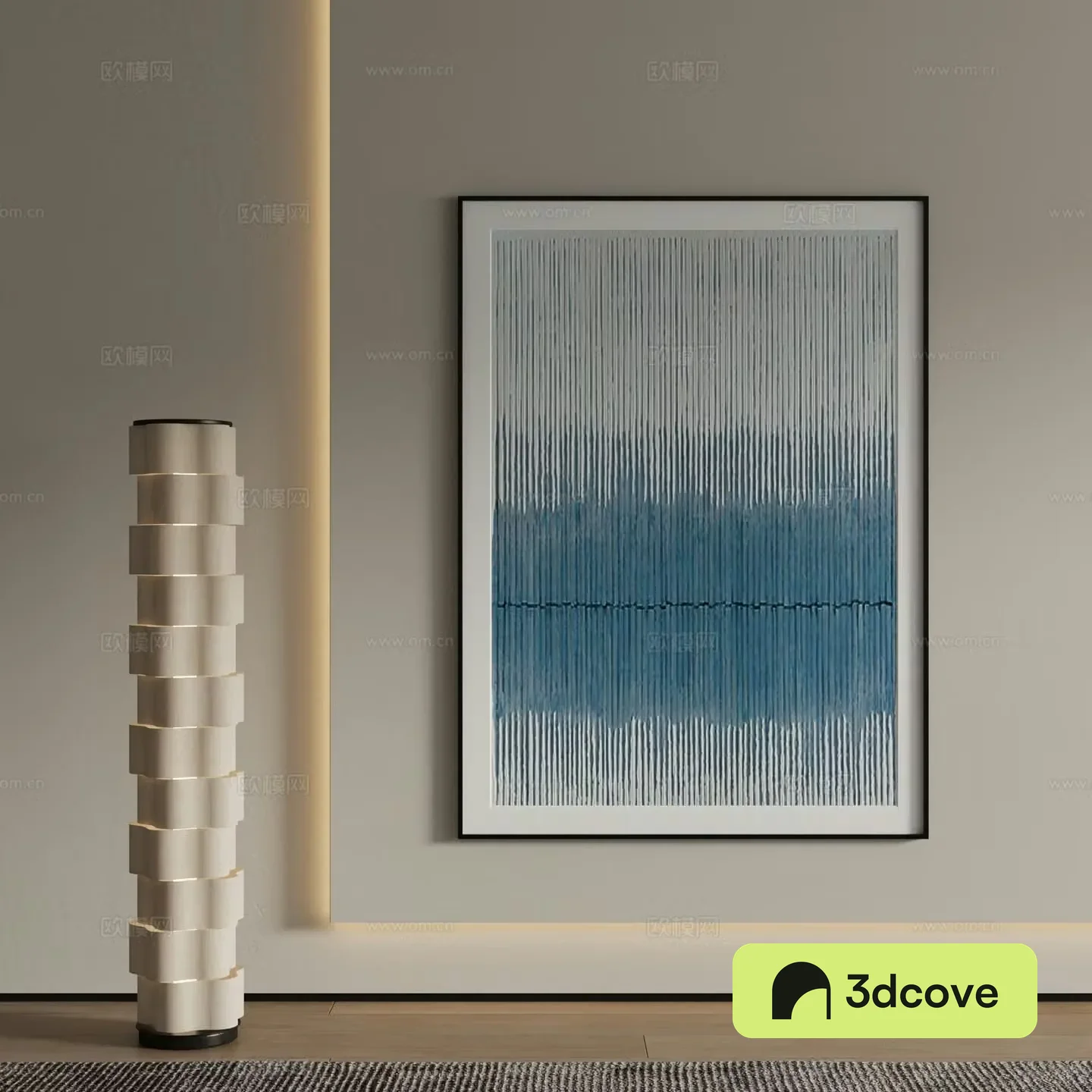 Modern decorative painting Gradient hanging painting