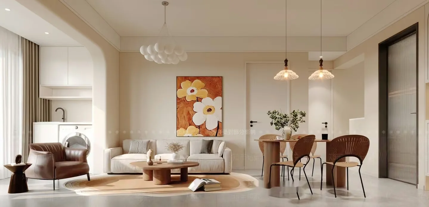 Modern Living Room 3D Model – 12277 – VRAY Render