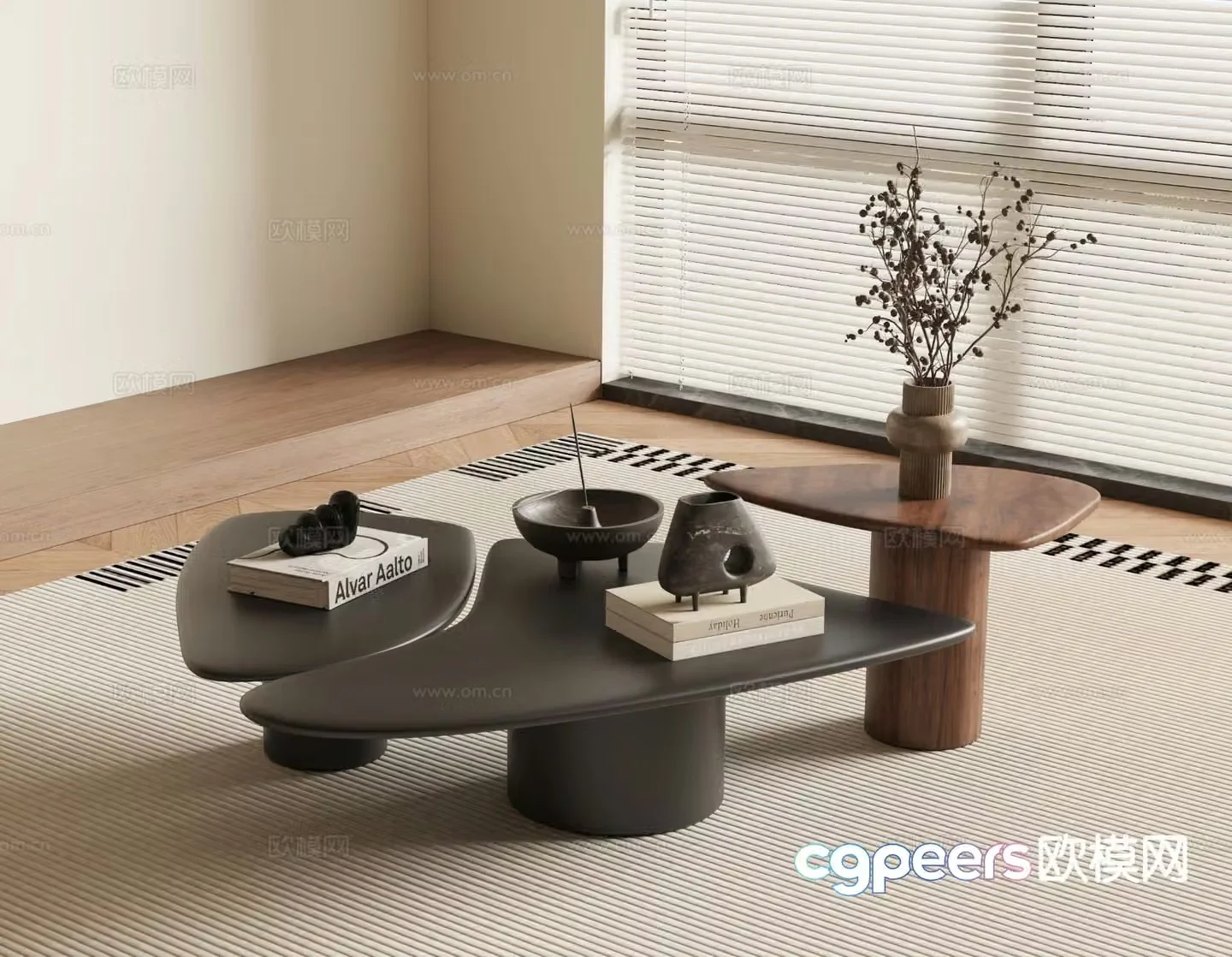Medieval style coffee table 3D model