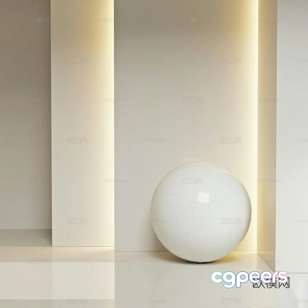 Modern simple terrazzo terrazzo marble terrazzo white terrazzo 3d model