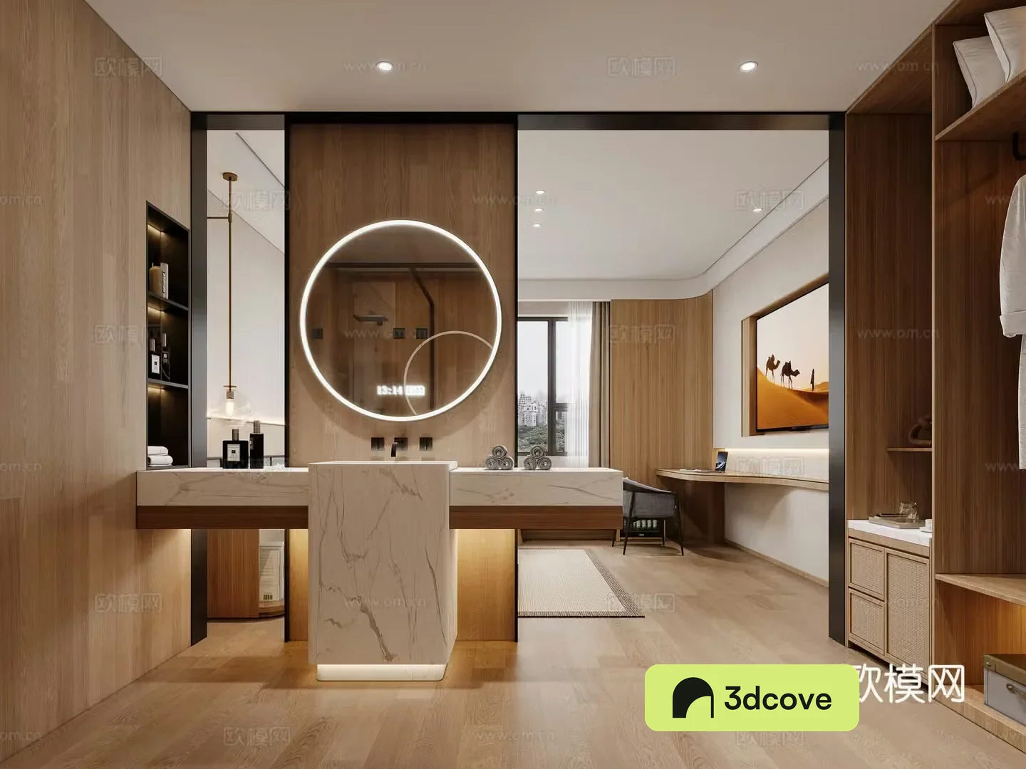 New Chinese hotel room