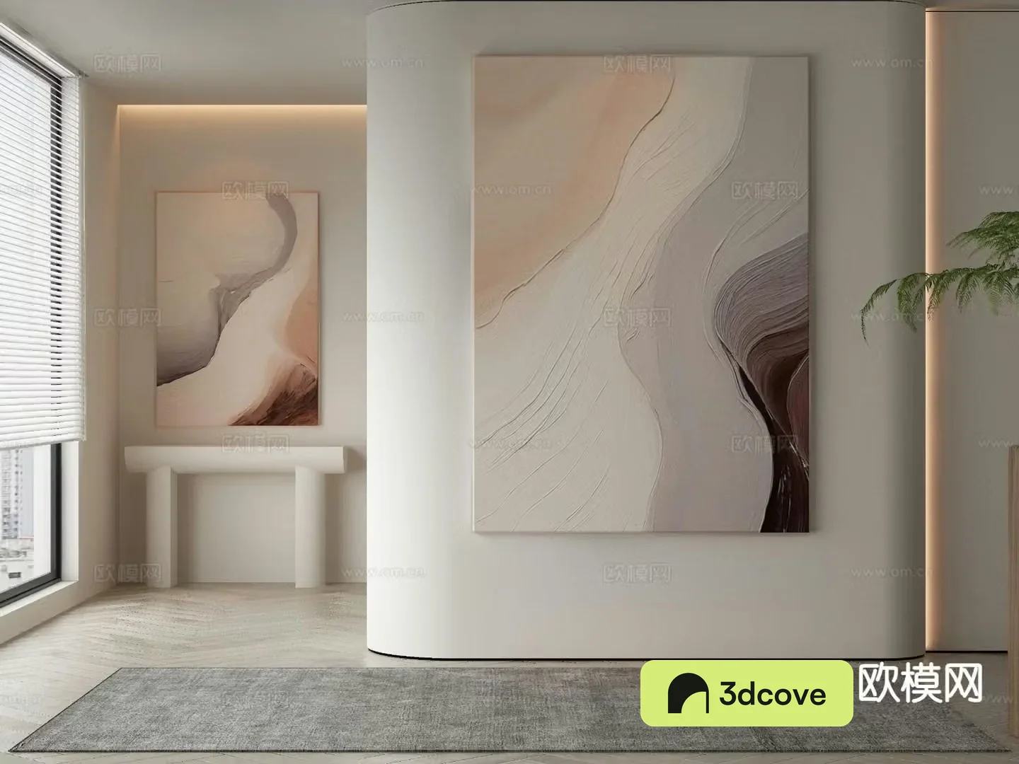 Wabi-sabi painting decorative painting texture painting hanging painting
