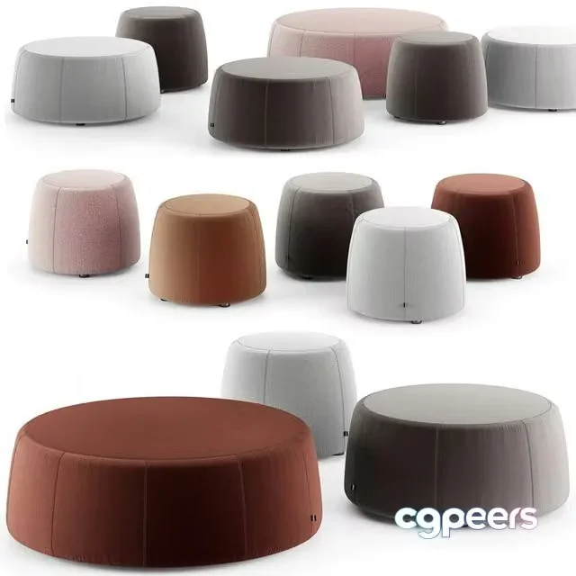 3ds Max Free – Tribu nomad poufs