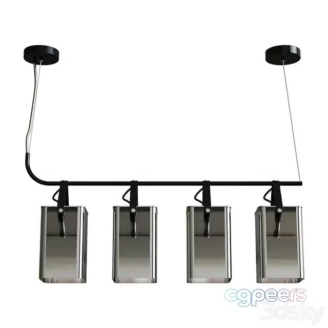 3ds Max Free – Pendant lamp Tetro 673015604