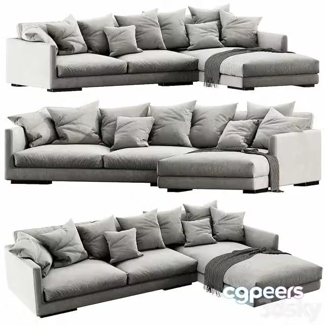 3ds Max Free – Flexform Magnum Chaise Lounge