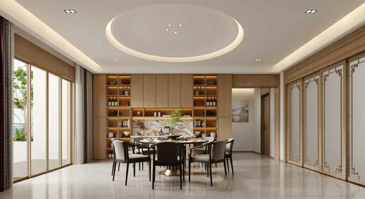 Modern Dining Room 3D Model – 5562 – CORONA Render