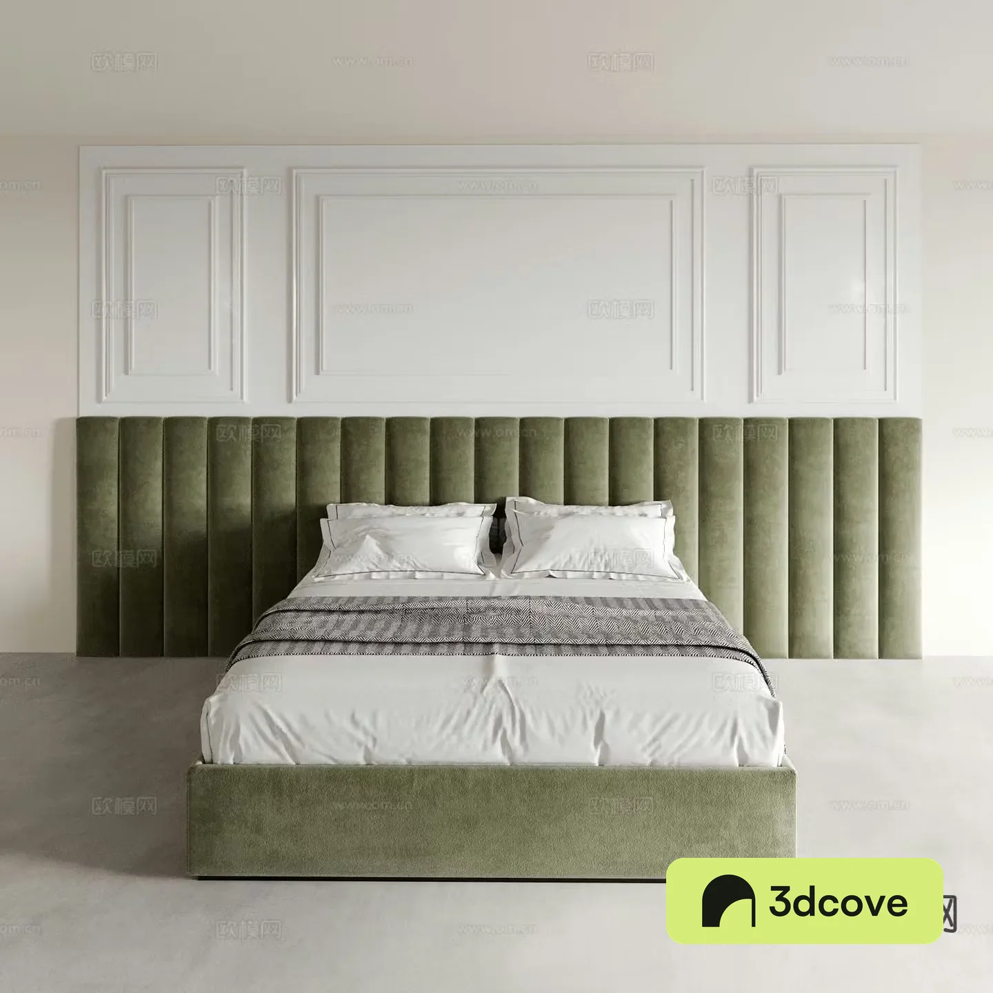 French bed double bed hotel bed