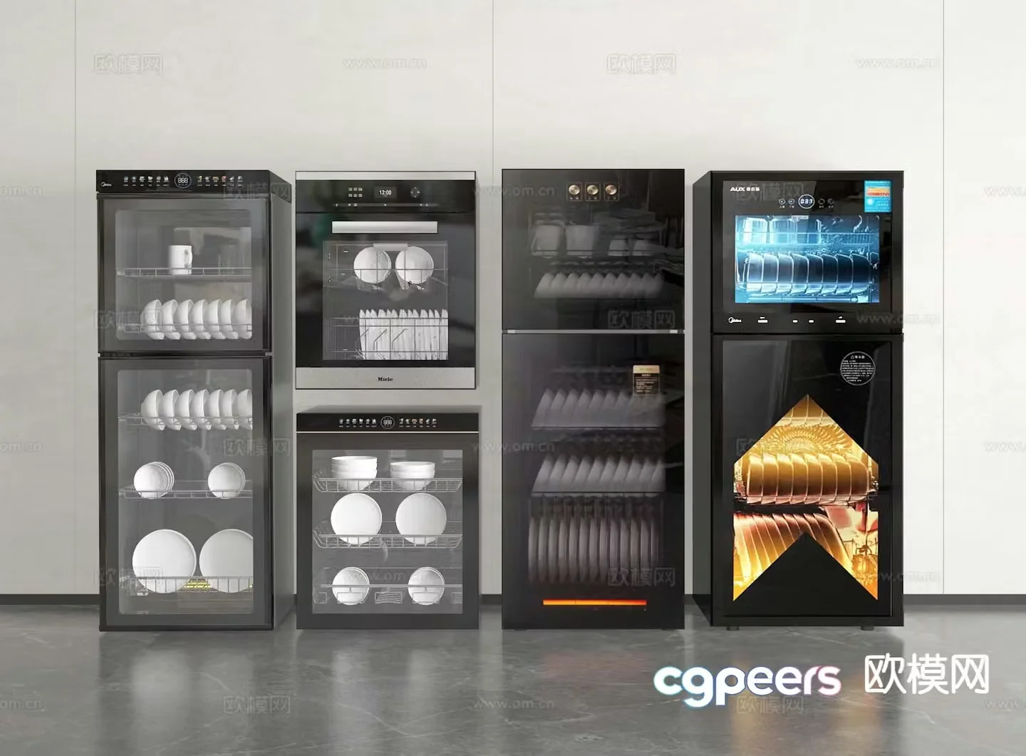 Disinfection cabinet cupboard 3d model