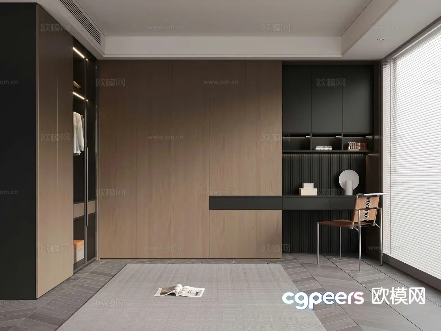 Italian cloakroom 3D model