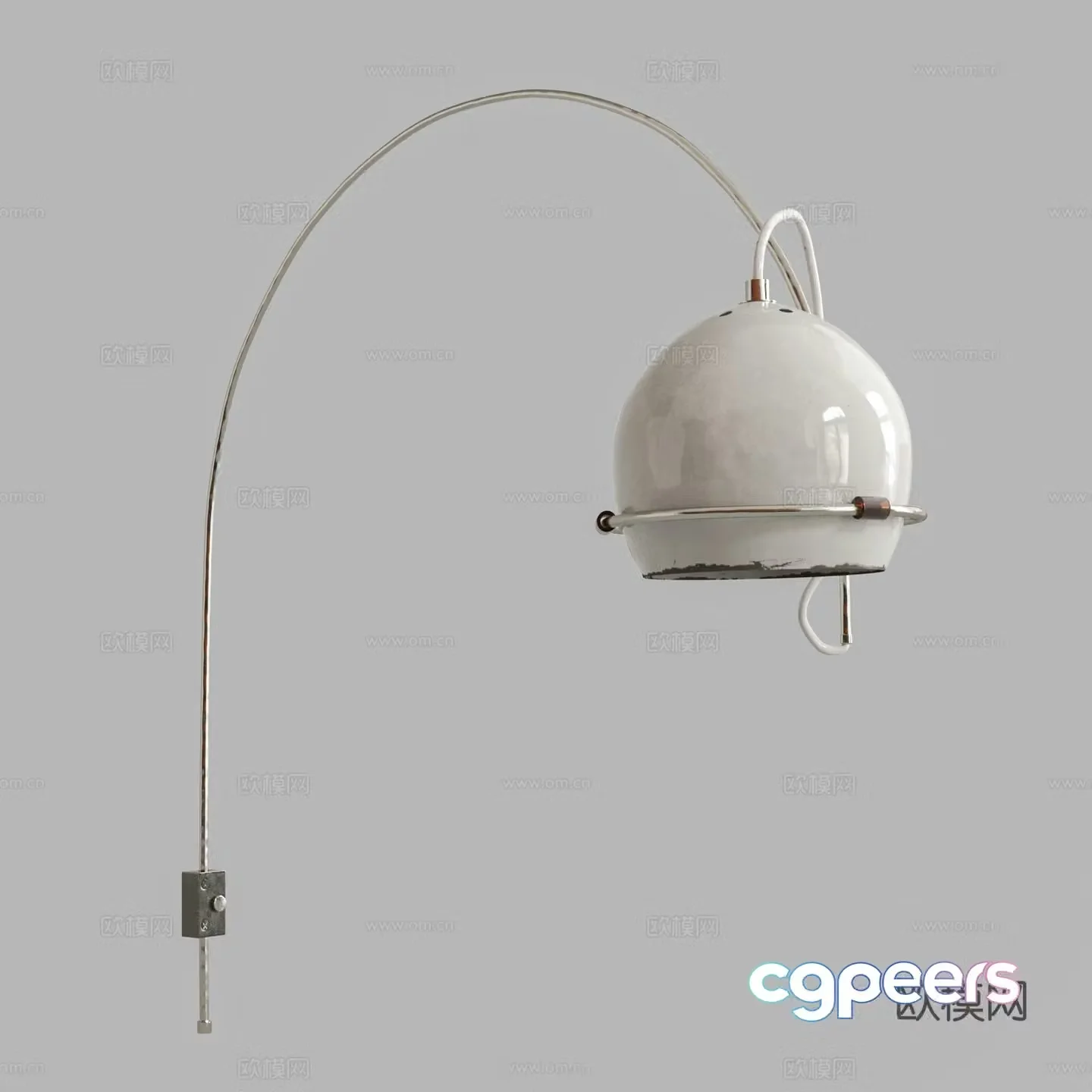 Nordic Gepo Arc wall lamp 3d model