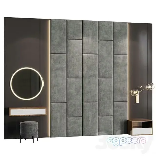 3ds Max Free – Decotarive Wall Panel 047