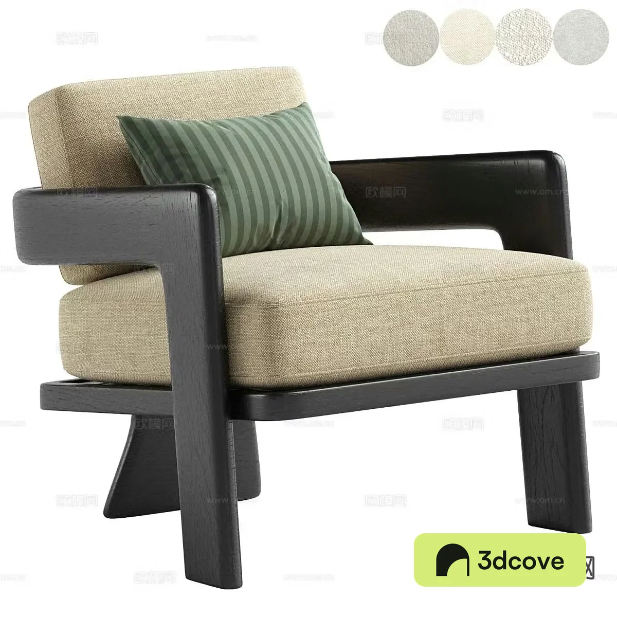 Modern sofa chair fabric leisure chair