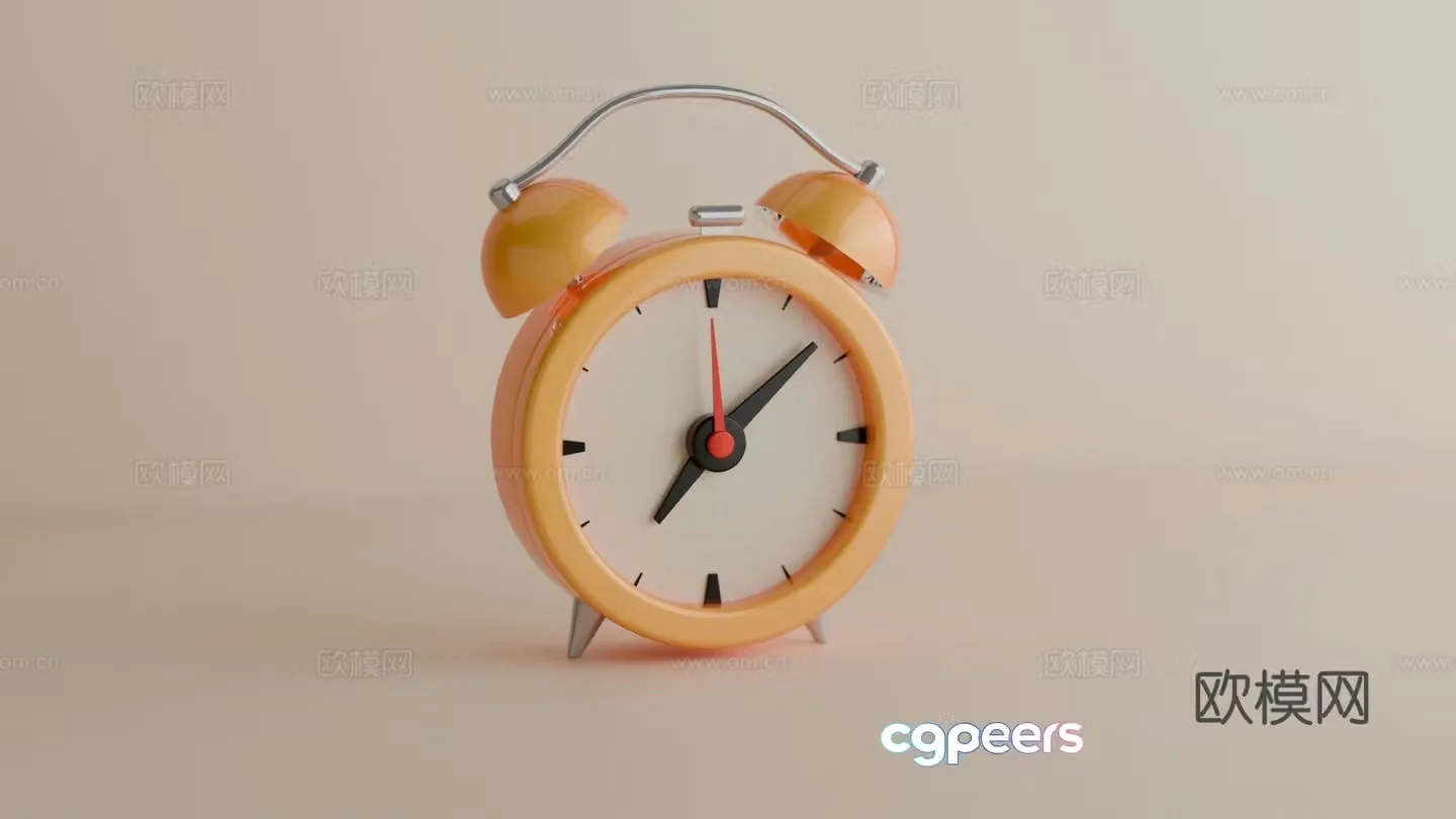 alarm clock 3d model