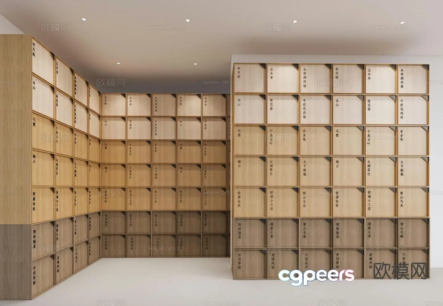 New Chinese medicine cabinet Chinese medicine cabinet Chinese herbal medicine cabinet 3D model