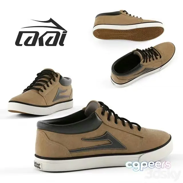 3ds Max Free – sneakers Lakai
