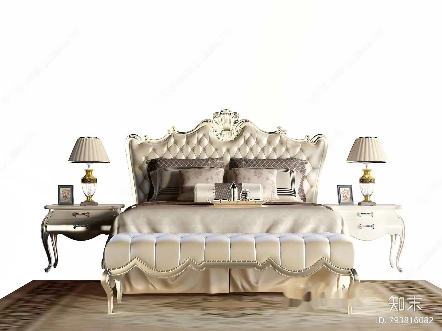 Cozy Bedroom 3D Model – 16114 – VRAY Render