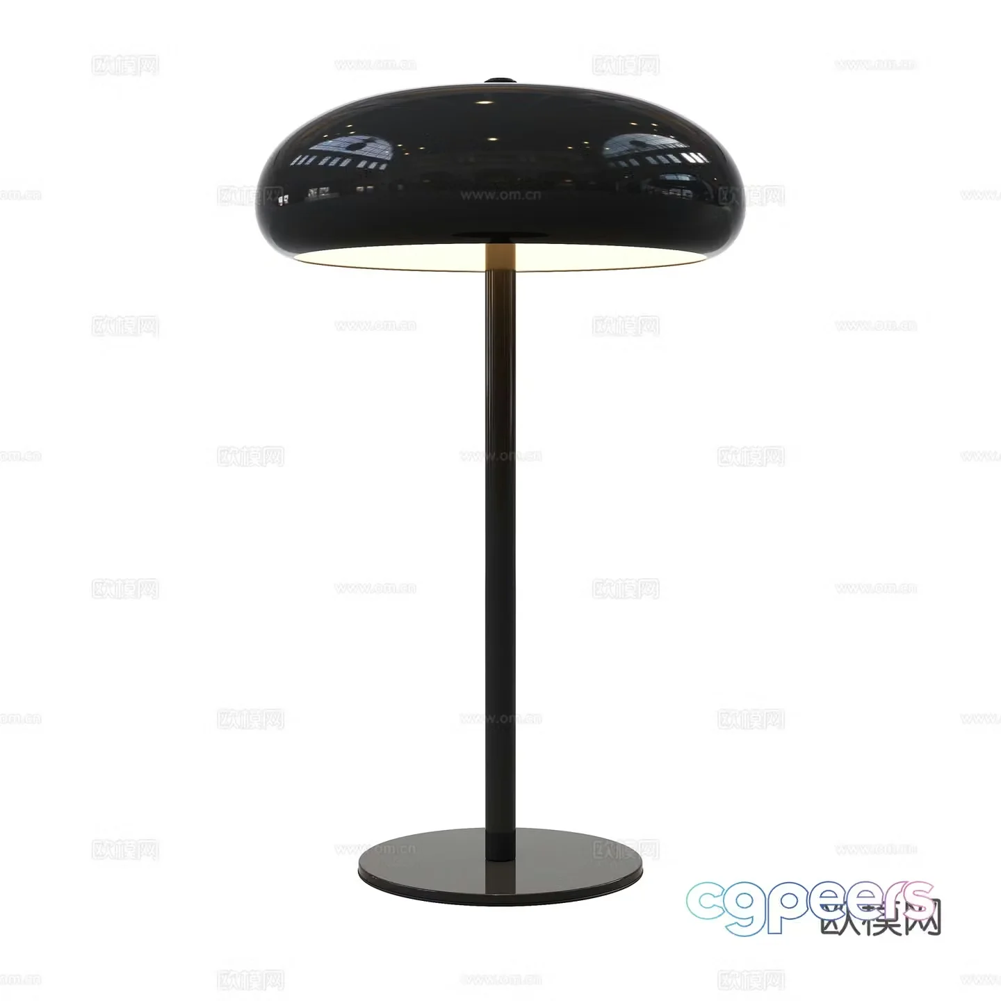 Modern Italian minimalist desk lamp 3D model