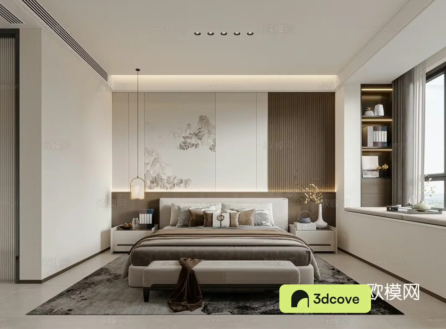 New Chinese bedroom