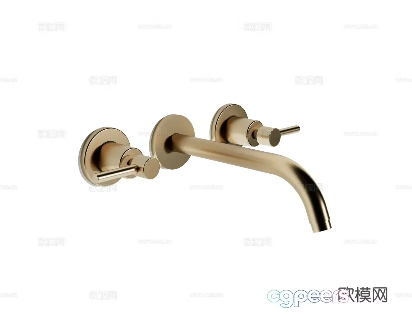 Modern faucet wall outlet faucet 3d model