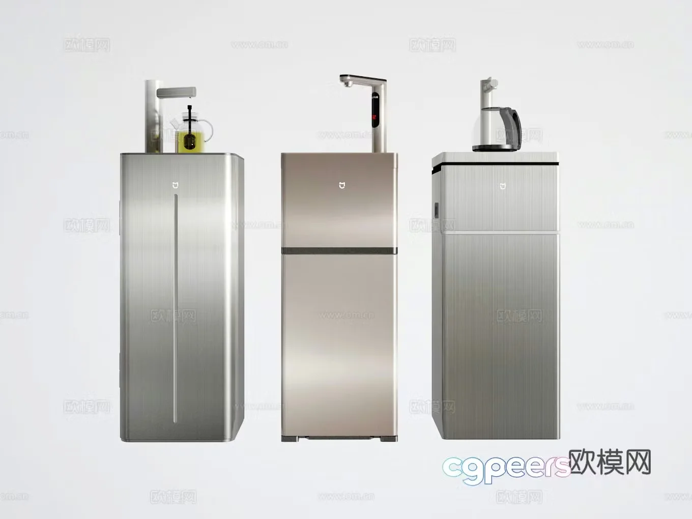 Water dispenser 3d model 3d model