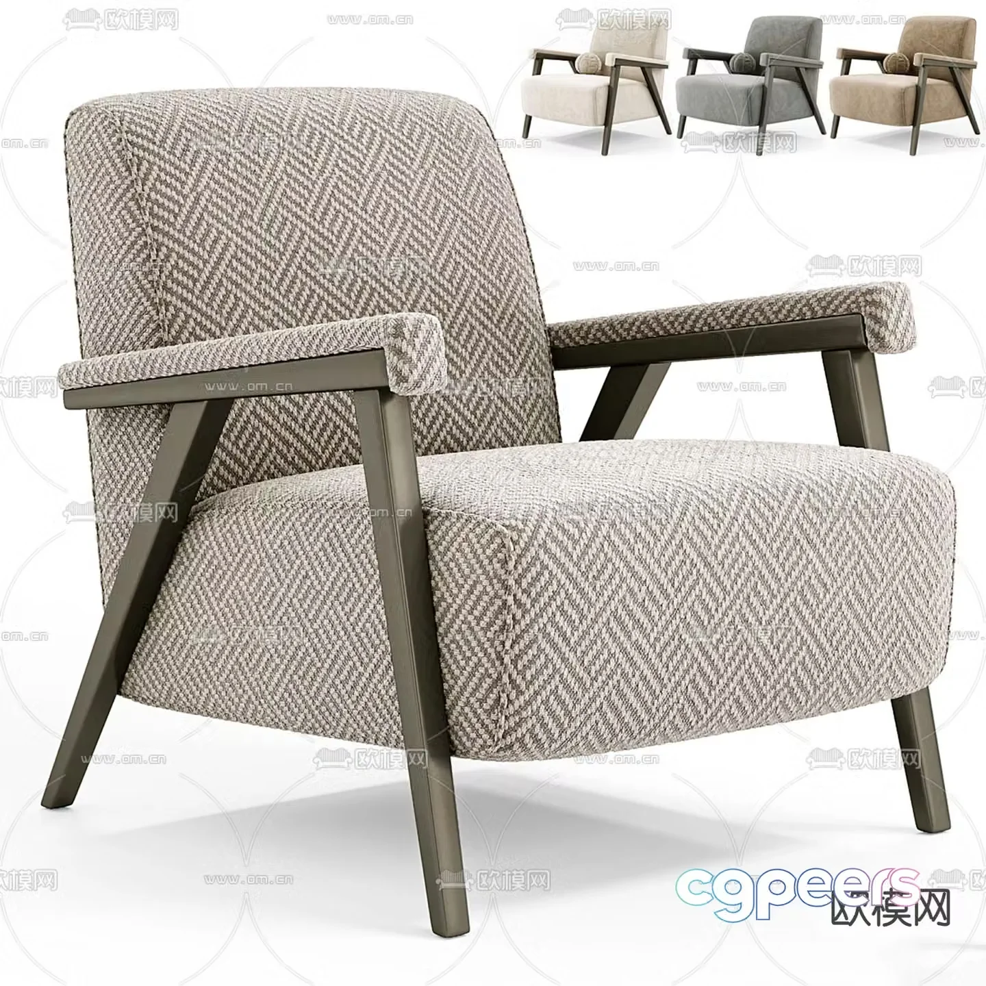 Dantone sofa chair leisure chair 3d model