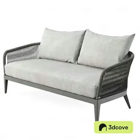 Modern Rattan Sofa