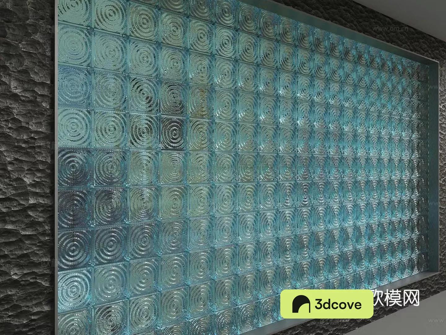Modern glass partition
