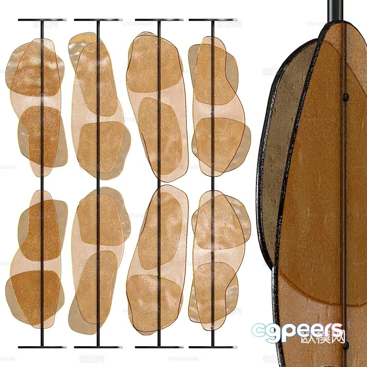 Partition Screen 3D Model