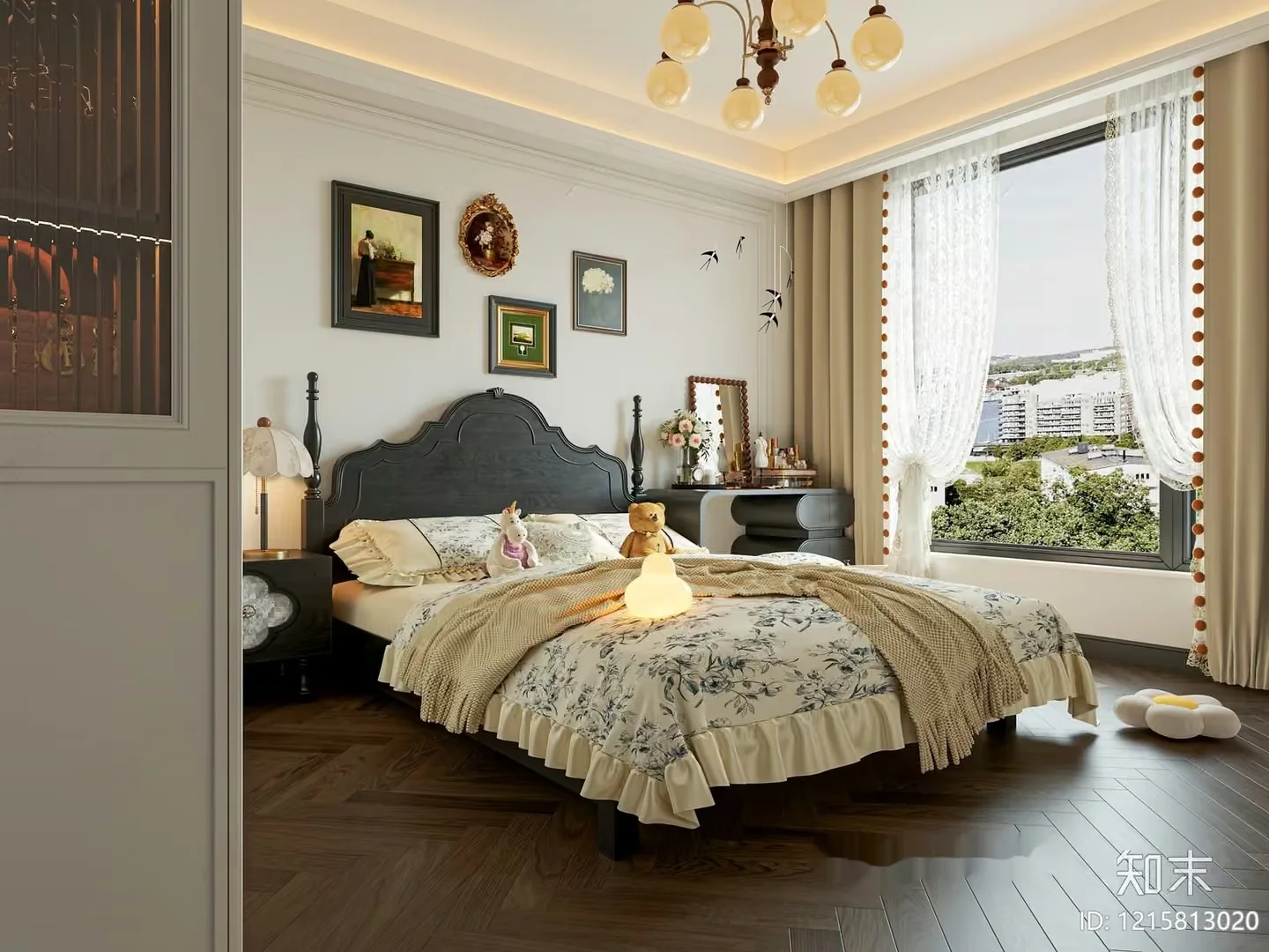 Cozy Bedroom 3D Model – 11066 – VRAY Render