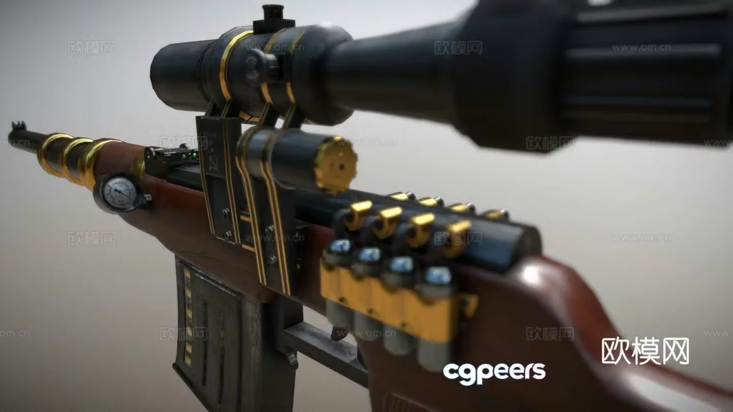 Steampunk VSS3d Model